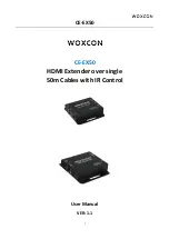 Предварительный просмотр 1 страницы Woxcon CE-EX50 User Manual