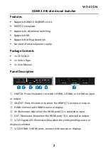 Preview for 3 page of Woxcon CE-SS3113 User Manual