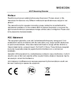 Preview for 2 page of Woxcon IPA100 User Manual