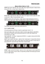 Preview for 20 page of Woxcon MMX1616-N User Manual