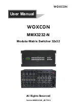 Woxcon MMX3232-N User Manual preview