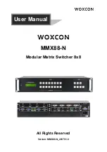 Woxcon MMX88-N User Manual предпросмотр