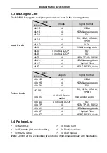 Preview for 7 page of Woxcon MMX88-N User Manual