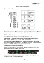 Preview for 20 page of Woxcon MMX88-N User Manual