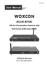 Предварительный просмотр 1 страницы Woxcon SCU41-BYOD User Manual