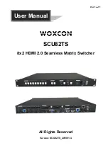 Woxcon SCU82TS User Manual preview