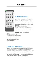 Preview for 9 page of Woxcon SE-891MV User Manual