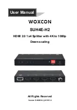 Woxcon SUH4E-H2 User Manual preview