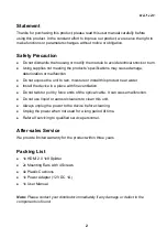 Preview for 2 page of Woxcon SUH8E-H2 User Manual