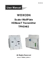 Предварительный просмотр 1 страницы Woxcon TPHD462 User Manual