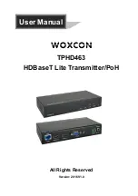 Woxcon TPHD463 User Manual предпросмотр