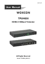 Woxcon TPUH630 User Manual preview