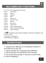 Preview for 7 page of WOXTER GM26-001 User Manual