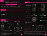 Предварительный просмотр 3 страницы WOXTER Mic Studio 100 Pro User Manual