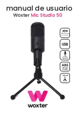 WOXTER Mic Studio 50 Manual preview