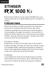 Preview for 32 page of WOXTER Stinger RX1000 Kr Manual