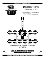 Preview for 1 page of WPG MRPT1211LAC Instructions Manual