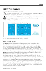 Preview for 5 page of WPI MPS-4 Instruction Manual