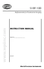 WPI SI-BF-100 Instruction Manual предпросмотр