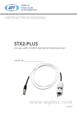 WPI STX2-PLUS Instruction Manual preview