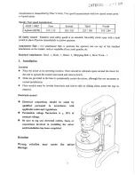 Preview for 2 page of WPS JTC0126 User Manual