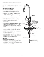 Предварительный просмотр 13 страницы WQA WaterSTATION PuR100-7 Installation, Operation, Service Record And Warranty