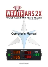 Preview for 1 page of Wraith ARS 2X Operator'S Manual