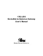 WRC 1782-JDO User Manual preview