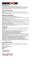 Предварительный просмотр 2 страницы WRC SBXE Instruction Manual