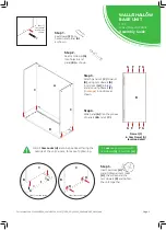 Предварительный просмотр 3 страницы Wren Kitchens 1000 Base Shallow Assembly Manual