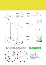 Предварительный просмотр 3 страницы Wren Kitchens BASE UNIT 600 Assembly Manual