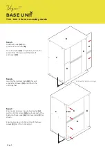 Preview for 4 page of Wren Kitchens Vogue BASE UNIT 700 2 Door Assembly Manual