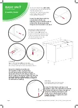 Предварительный просмотр 10 страницы Wren 1000 2 Drawer Assembly Manual