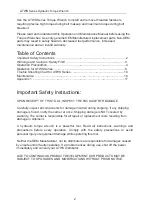 Preview for 2 page of Wren 10ATWS Operation And Maintenance Manual