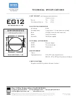 Предварительный просмотр 2 страницы Wren EG12-HB Product Information