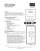 Preview for 1 page of Wren EG8-HB Instruction Sheet