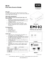 Preview for 1 page of Wren EMI102 User Manual