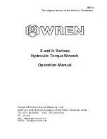 Предварительный просмотр 1 страницы Wren H Series Operation Manual