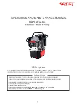 Предварительный просмотр 1 страницы Wren HLP3-20 Series Operation And Maintenance Manual