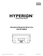 Wren HYPERION HYP-PP180R-B Installation Manual preview