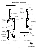 Preview for 4 page of Wren Inverted Suspension Forks Owner'S Manual