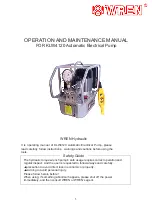 Wren KLW4120 Operation And Maintenance Manual предпросмотр