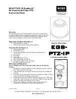 Preview for 1 page of Wren MiniGlobe IP-EG8PTZ Install Manual