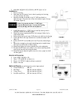 Preview for 2 page of Wren MiniGlobe IP-EG8PTZ Install Manual