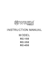 Предварительный просмотр 1 страницы Wren RC-150 Instruction Manual