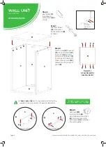 Предварительный просмотр 4 страницы Wren Wall unit Assembly Manual