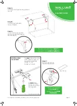 Предварительный просмотр 9 страницы Wren Wall unit Assembly Manual