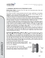 Preview for 12 page of Wright Flow Technologies 114 Installation, Operation And Maintenance Manual