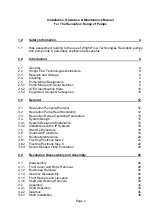 Preview for 2 page of Wright Flow Technologies Revolution R0150X Installation, Operation And Maintenance Manual