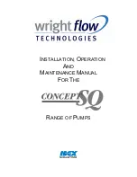 Wright flow Cocept SQ Installation, Operation And Maintanance Manual предпросмотр